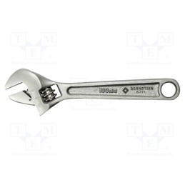 1 pcs x BERNSTEIN - 6-771 - Wrench, adjustable, 100mm, Max jaw capacity: 13mm