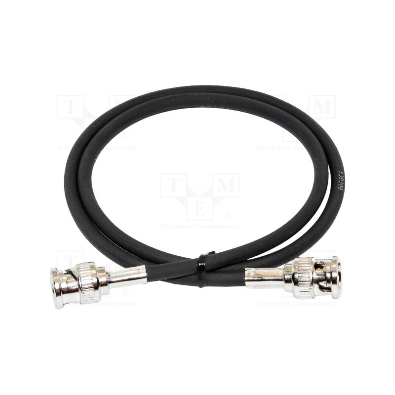 1 pcs x MUELLER ELECTRIC - BU-P5697-36 - Test lead, BNC plug,both sides, Len: 0.9m, Plating: gold-plated