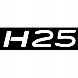 Sticker inscription h25 0009382260 linde