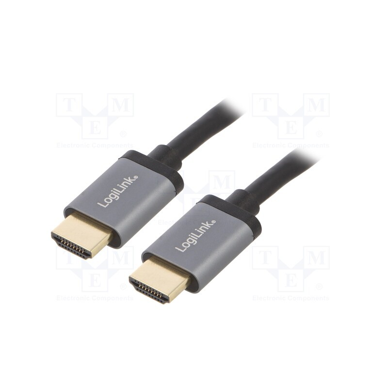 1 pcs x LOGILINK - CHA0101 - Cable, HDCP,HDMI 2.0, HDMI plug,both sides, 2m, black