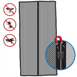 Door mosquito net with magnetic closure