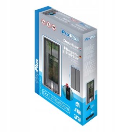 Door mosquito net with magnetic closure