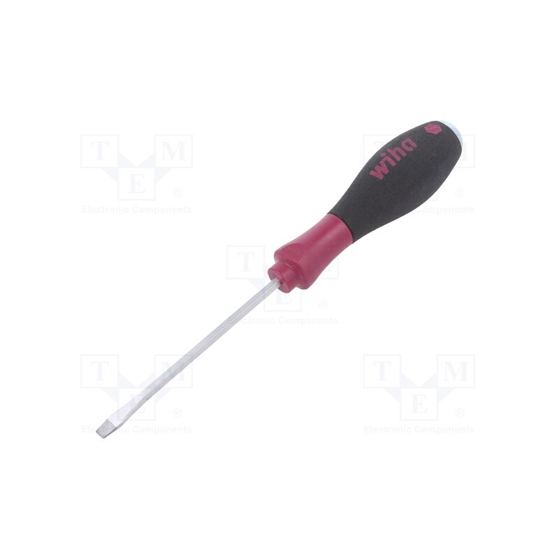 1 pcs x WIHA - 29133 - Screwdriver, slot, for impact,assisted with a key, 4,5x0,8mm