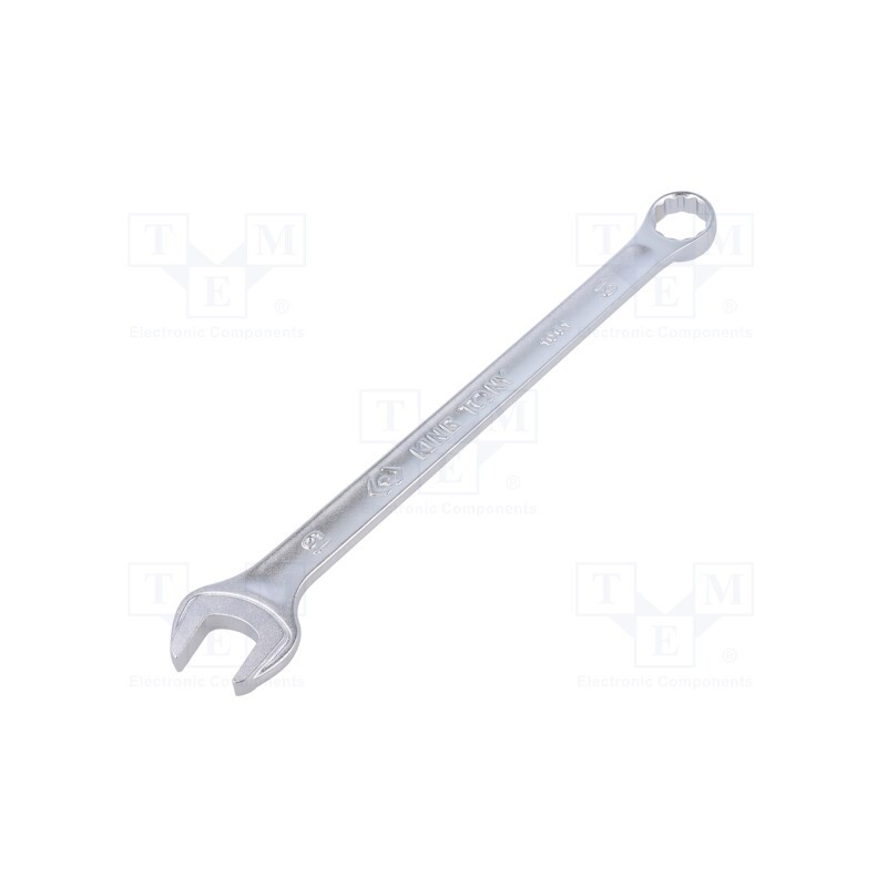 1 pcs x KING TONY - 1061-19 - Wrench, combination spanner, 19mm, Chrom-vanadium steel, long