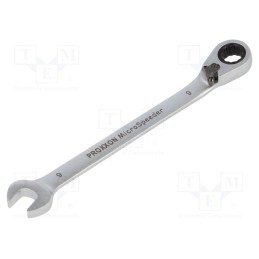 1 pcs x PROXXON - 23131 - Wrench, combination spanner,with ratchet, 9mm, MicroSpeeder