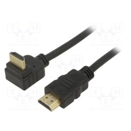 1 pcs x Goobay - 61275 - Cable, HDCP 2.2,HDMI 2.0, HDMI plug,HDMI plug 270°, PVC, 3m