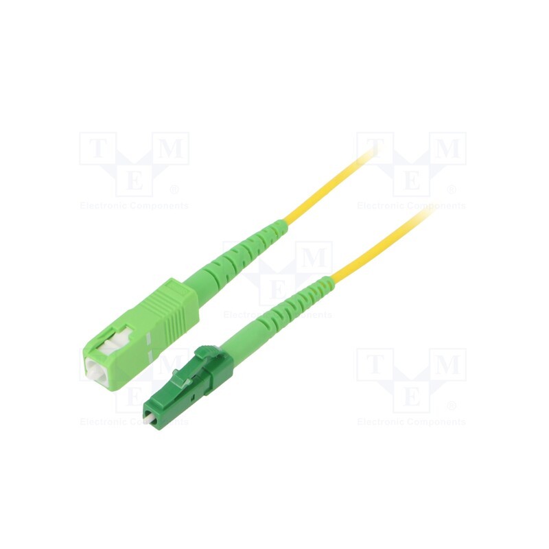 1 pcs x LOGILINK - FPSLS05 - Fiber patch cord, OS2, LC/APC,SC/APC, 5m, Optical fiber: 9/125um