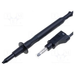 1 pcs x DONAU ELEKTRONIK - - - Test lead, 25A, with 4mm axial socket, Len: 1m, red