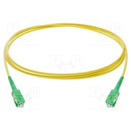 1 pcs x FIBRAIN - G-SCA-SCA-S-003.0-SX-D-18-Y - Fiber patch cord, SC/APC,both sides, 3m, Optical fiber: 9/125um