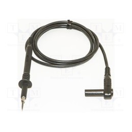 1 pcs x MUELLER ELECTRIC - BU-4062-N-39-0 - Test lead, 20A, probe tip,angular banana plug 4mm, Urated: 1kV