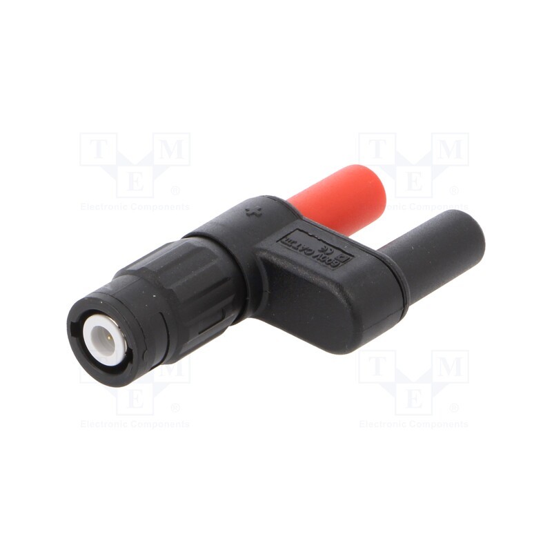 1 pcs x STu00c4UBLI - 67.9536-21 - Adapter, black, banana 4mm socket x2,BNC socket