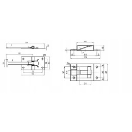Door holder for container buildings, galvanized