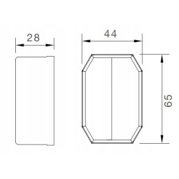 Lamp aspoeck marker lamp orange for LP trailer brenderup 12v