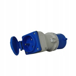 Camping adapter cee 16a to 230v french system