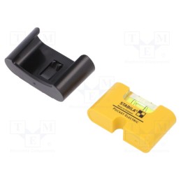 1 pcs x STABILA - 18115 - Level, for electricians, L: 67mm, with holder
