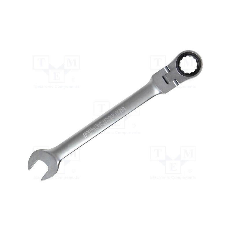 1 pcs x PROLINE - 35451 - Wrench, combination spanner,with ratchet,with joint, 11mm