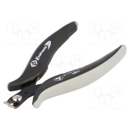 1 pcs x C.K - T3884 - Pliers, cutting,miniature, ESD, reverse, 132mm, without chamfer
