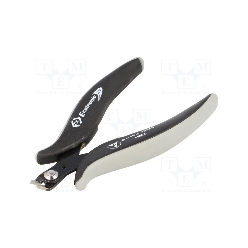 1 pcs x C.K - T3884 - Pliers, cutting,miniature, ESD, reverse, 132mm, without chamfer
