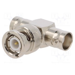 1 pcs x POMONA - 3285 - T adapter, BNC socket x2,BNC plug, 500V, 50Ω