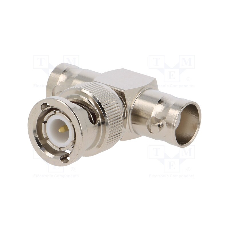 1 pcs x POMONA - 3285 - T adapter, BNC socket x2,BNC plug, 500V, 50Ω