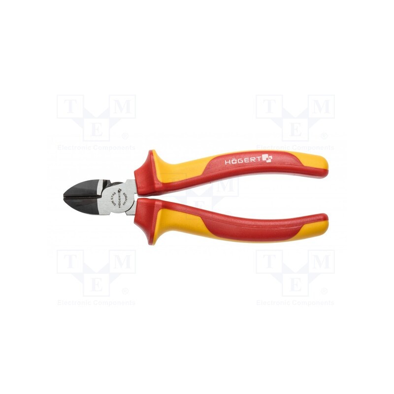 1 pcs x Hu00d6GERT TECHNIK - HT1P909 - Pliers, side,cutting,insulated, 160mm, 1kVAC