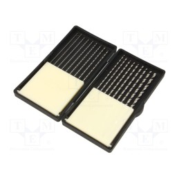 1 set x DONAU ELEKTRONIK - HSS 275 - Drill set, for metal, high speed steel stal szybkotnąca HSS