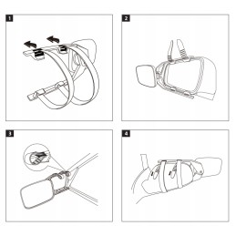 Additional mirror for towing camping trailers