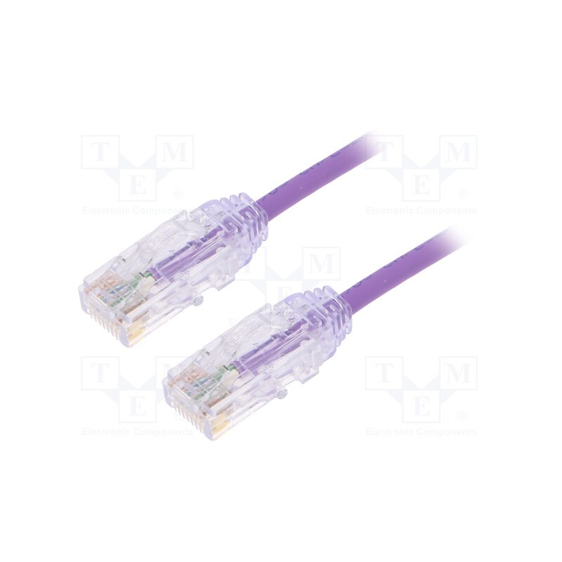 1 pcs x PANDUIT - UTP28SP3MVL - Patch cord, TX6-28™,U/UTP, 6, stranded, Cu, LSZH, violet, 3m, 28AWG