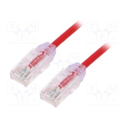 1 pcs x PANDUIT - UTP28SP3MRD - Patch cord, TX6-28™,U/UTP, 6, stranded, Cu, LSZH, red, 3m, 28AWG