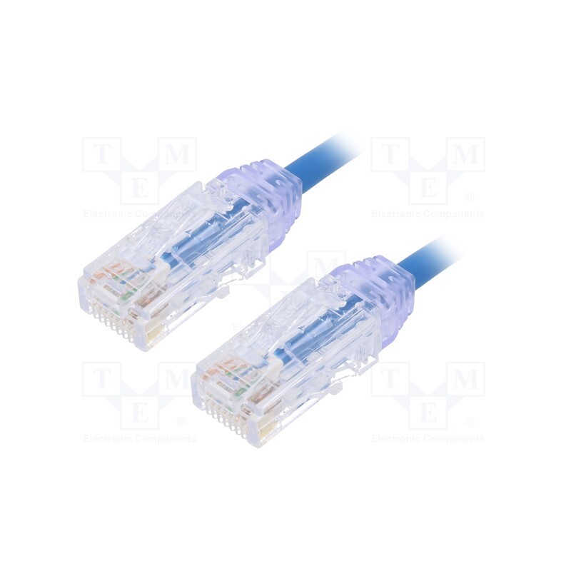 1 pcs x PANDUIT - UTP28SP0.5MBU - Patch cord, TX6-28™,U/UTP, 6, stranded, Cu, LSZH, blue, 0.5m, 28AWG