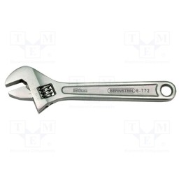 1 pcs x BERNSTEIN - 6-772 - Wrench, adjustable, 150mm, Max jaw capacity: 19mm