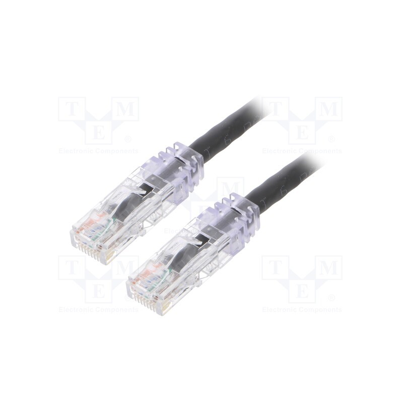 1 pcs x PANDUIT - UTPSP3MBLY - Patch cord, TX6™ PLUS,U/UTP, 6, stranded, Cu, LSZH, black, 3m, 24AWG