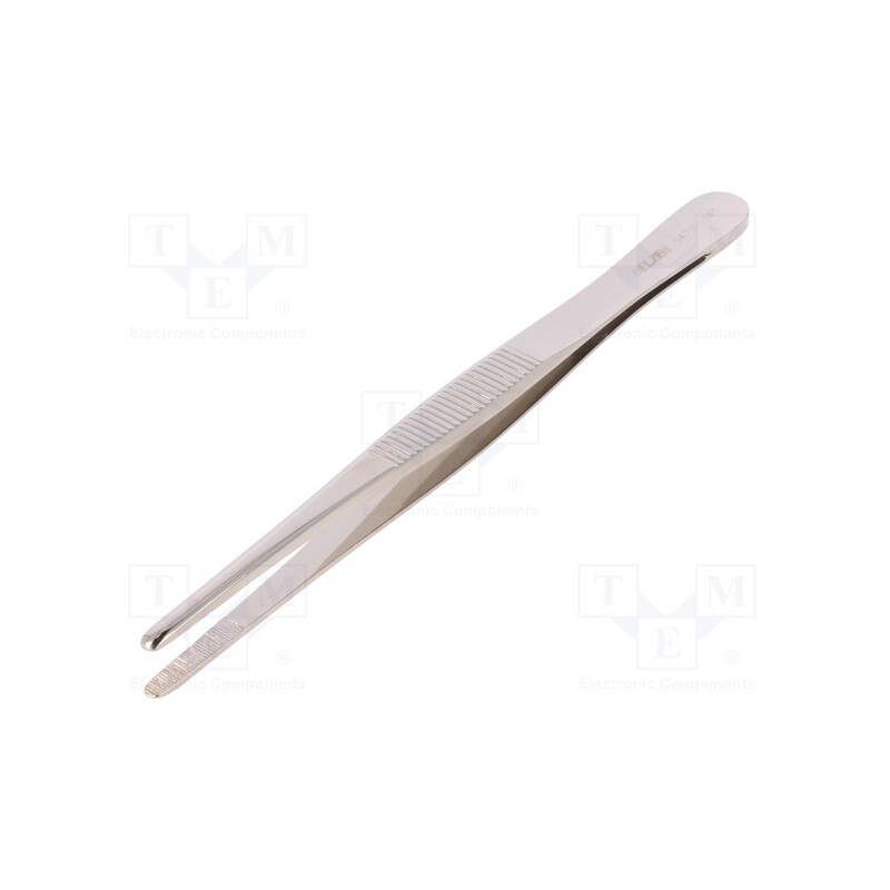 1 pcs x LINDSTRu00d6M - 5471 F-145 - Tweezers, 145mm, Blade tip shape: rounded, for precision works
