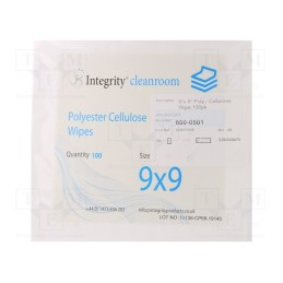 1 pcg x ANTISTAT - 600-0501 - Cleaning cloth: cloth, Application: cleanroom, dry, 100pcs.