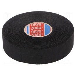 1 pcs x TESA - 51006-00029-00 - Tape: textile, W: 25mm, L: 25m, Thk: 300um, Automotive, black, 150°C