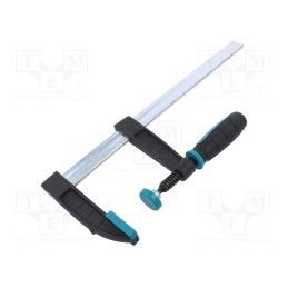 1 pcs x WOLFCRAFT - 3059000 - Universal clamp, cast iron, Grip capac: max.300mm, D: 80mm, wood