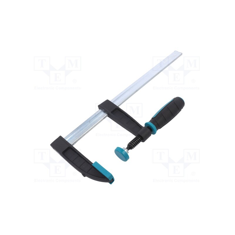 1 pcs x WOLFCRAFT - 3059000 - Universal clamp, cast iron, Grip capac: max.300mm, D: 80mm, wood