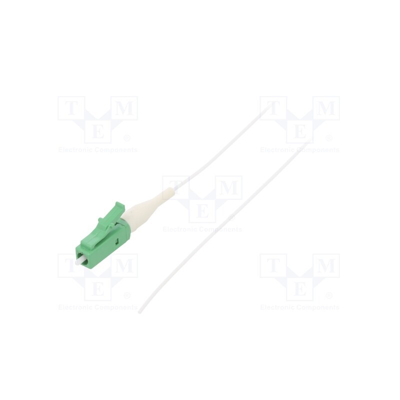 1 pcs x QOLTEC - 54101 - Optic fiber pigtail, LC/APC, 3m, Optical fiber: 9/125um, LSZH