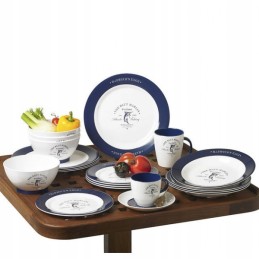 Set of 4 navy blue spoons, melamine Gimex