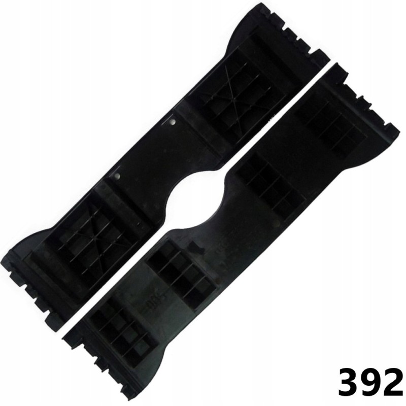 Corrugating plate, sliding roof connector sesam 392 400 plastic joint