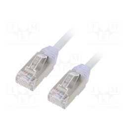 1 pcs x PANDUIT - STP28X2MIG - Patch cord, F/UTP,TX6A-28™, 6a, solid, Cu, LSZH, grey, 2m, 28AWG