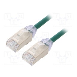 1 pcs x PANDUIT - STP28X2MGR - Patch cord, F/UTP,TX6A-28™, 6a, solid, Cu, LSZH, green, 2m, 28AWG