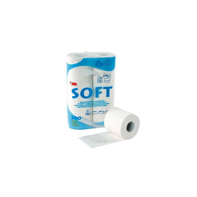 Fiamma soluble toilet paper 6 rolls