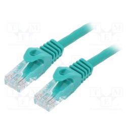 1 pcs x GEMBIRD - PP6U-5M/G - Patch cord, U/UTP, 6, stranded, CCA, PVC, green, 5m, 26AWG