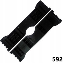 Corrugating plate, sliding roof connector sesam 592 600 plastic joint