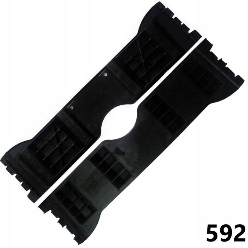 Corrugating plate, sliding roof connector sesam 592 600 plastic joint