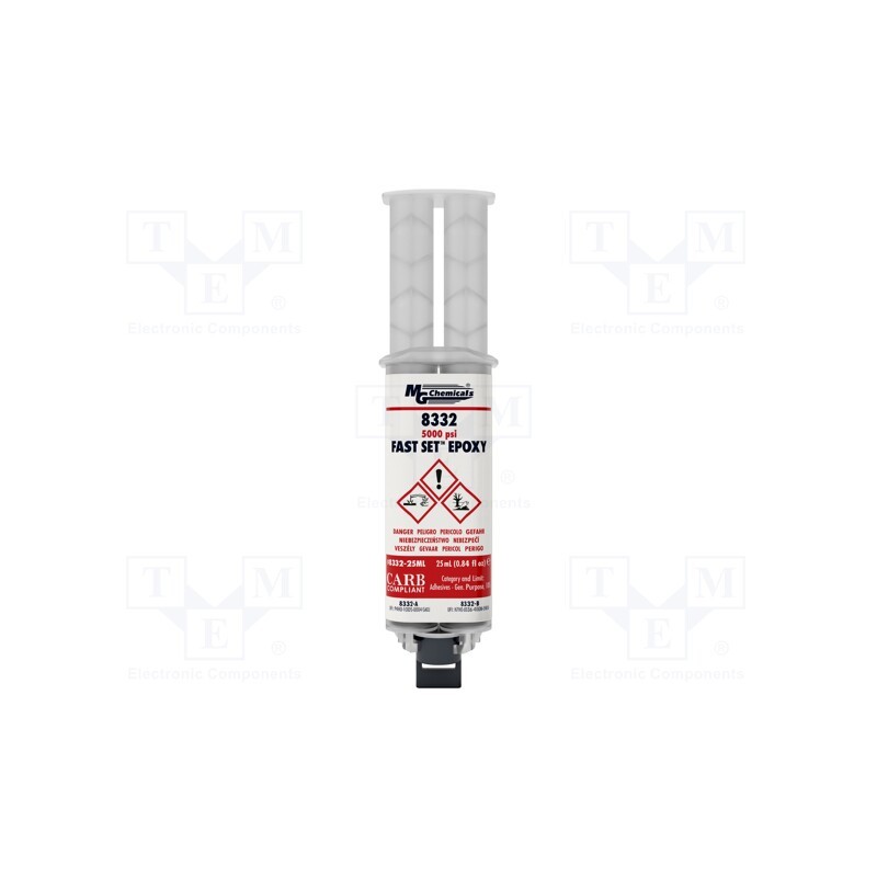 1 pcs x MG CHEMICALS - 8332-25ML - Epoxy adhesive, Application: isolation, double cartridge, 25ml