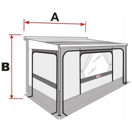 Privacy ultra light 350 fiamma awning blind housing
