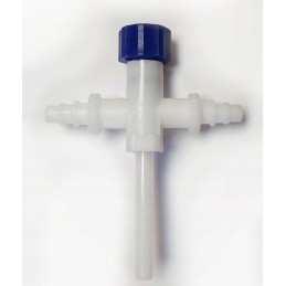 Flow water drain valve for hose diameter 10 and 12 mm, Reich thread