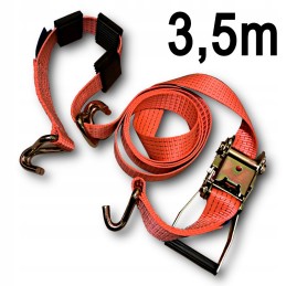Three-point transport belt for tow trucks 50mm 3 5m